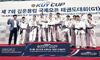 철원 돌개차기팀, 국제오픈태권도대회 금빛 성과